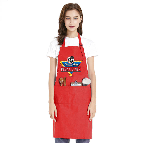 Juggalo Jim's Vegan Diner - Apron - Red