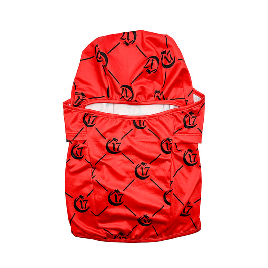 C17 Balaclava - Monogram - Red