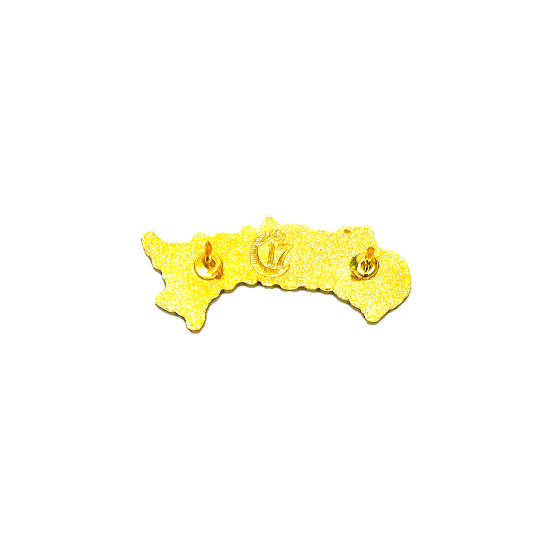 Official C17 - Text Logo Pin - Gold