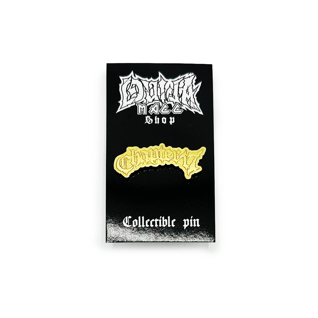Official C17 - Text Logo Pin - Gold