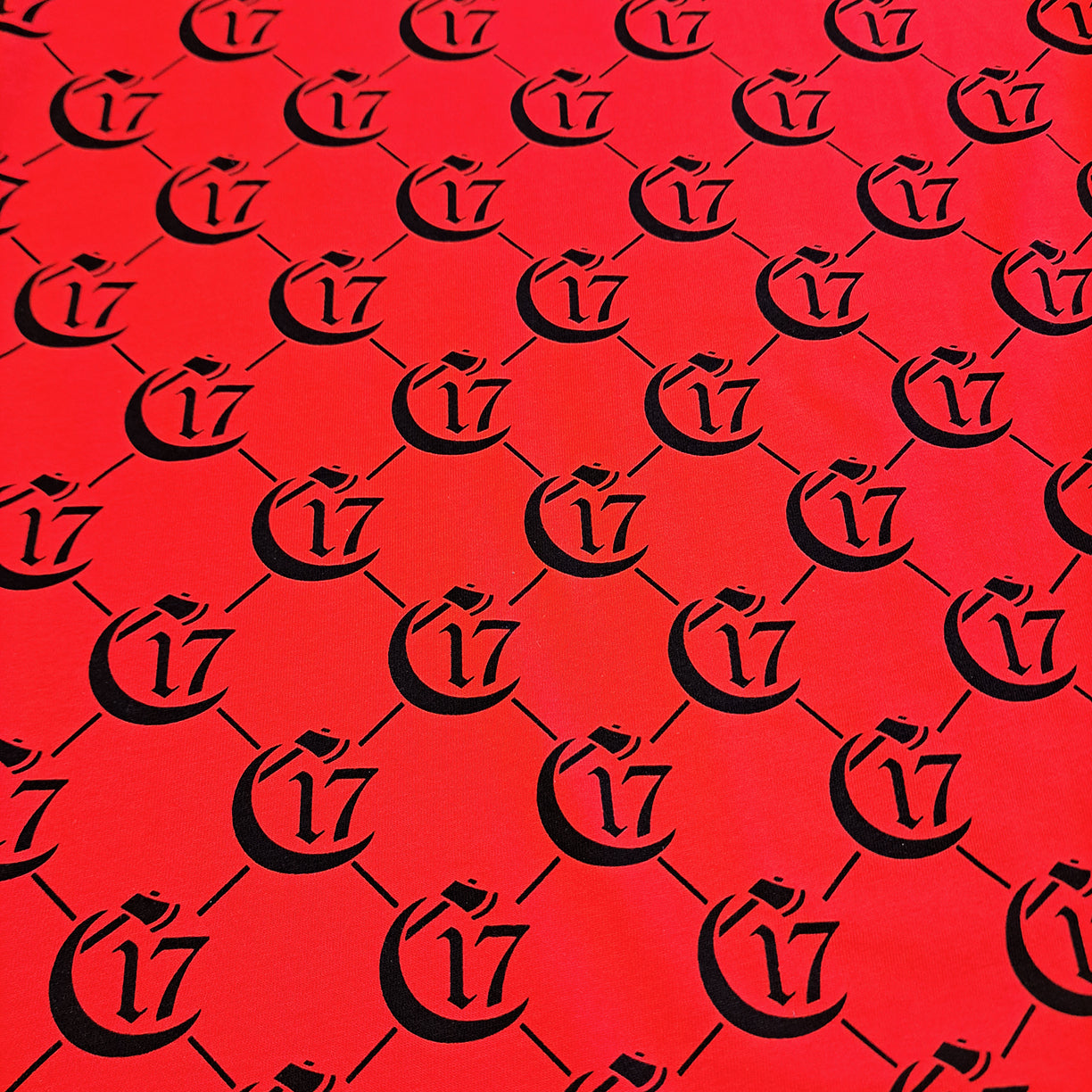 C17 Monogram Luxe Tee - Red