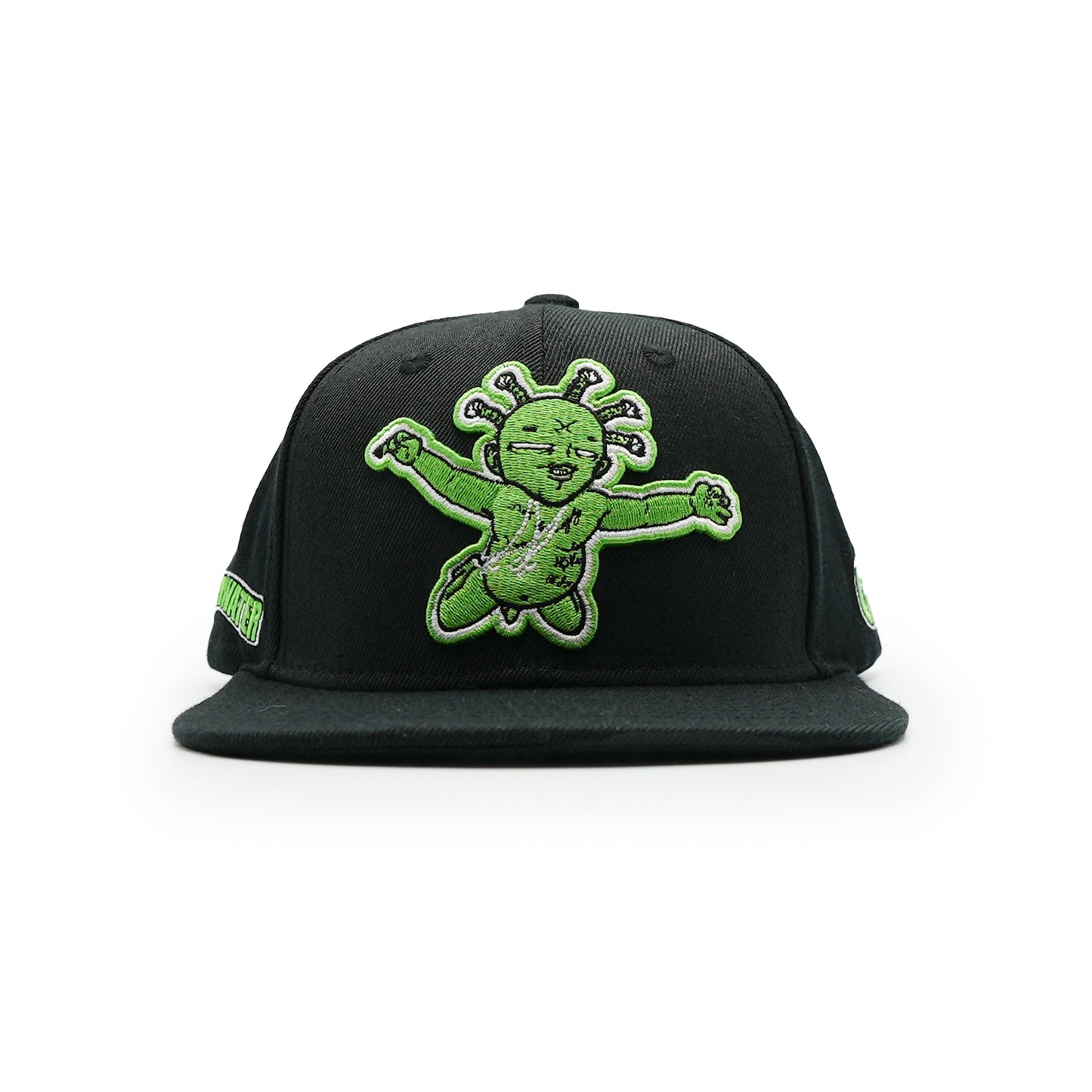 Elements Snapback - Gutterwater - Black w/ Green Logo