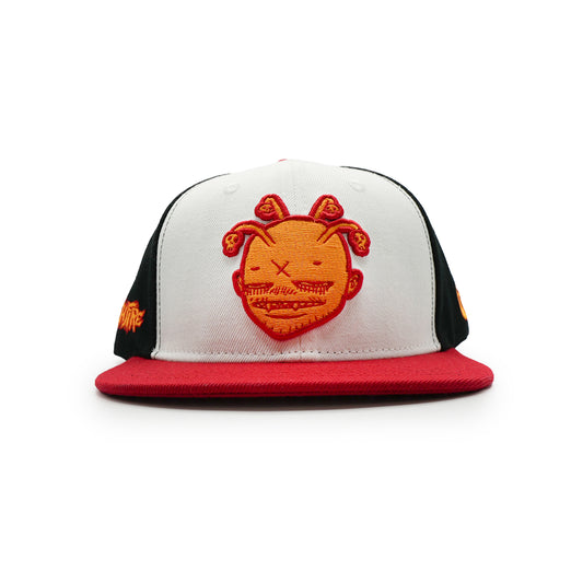 Elements Snapback - Trashfire - White Red and Black