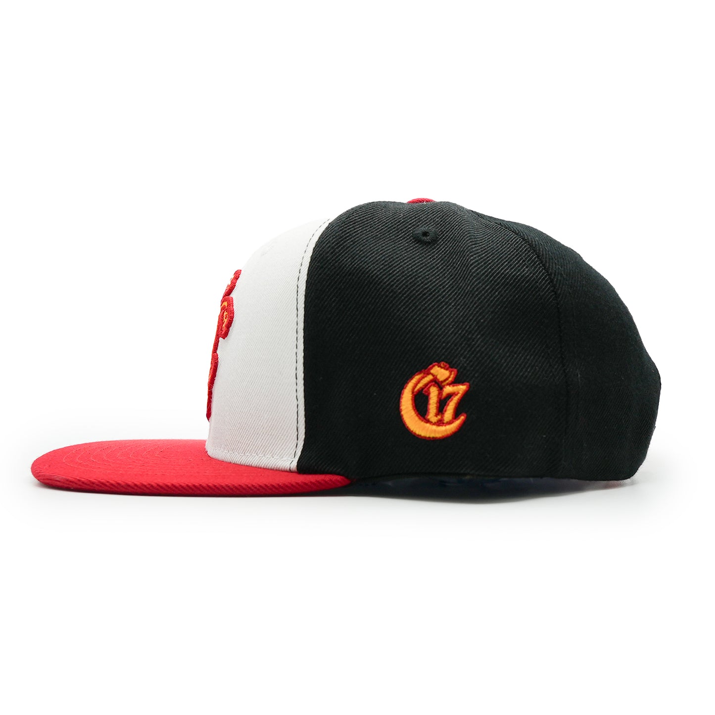 Elements Snapback - Trashfire - White Red and Black