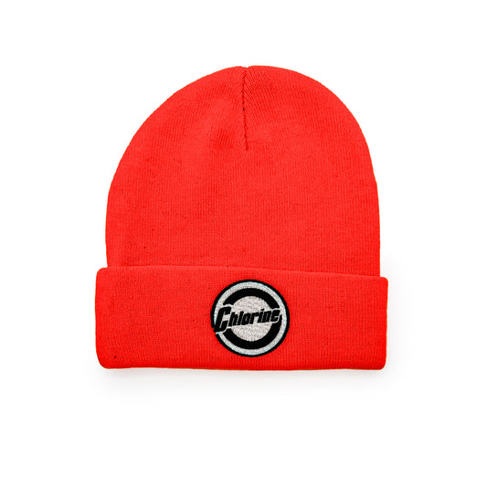 Cuff Beanie - Chlorine - Safety Orange