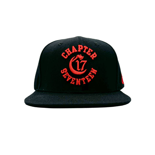 C17 Eternal Wicced Logo Snapback - Black and Red