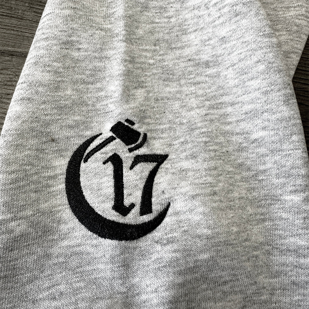Chapter 17 - Embroidered Hoodie - Gray