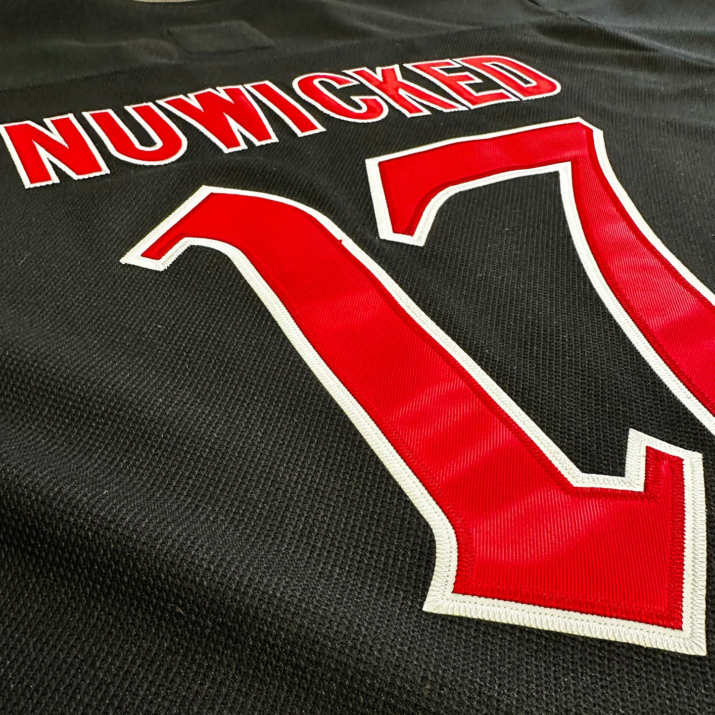 Nu Wicked - Darby O'Trill - Football Jersey - Black with Red