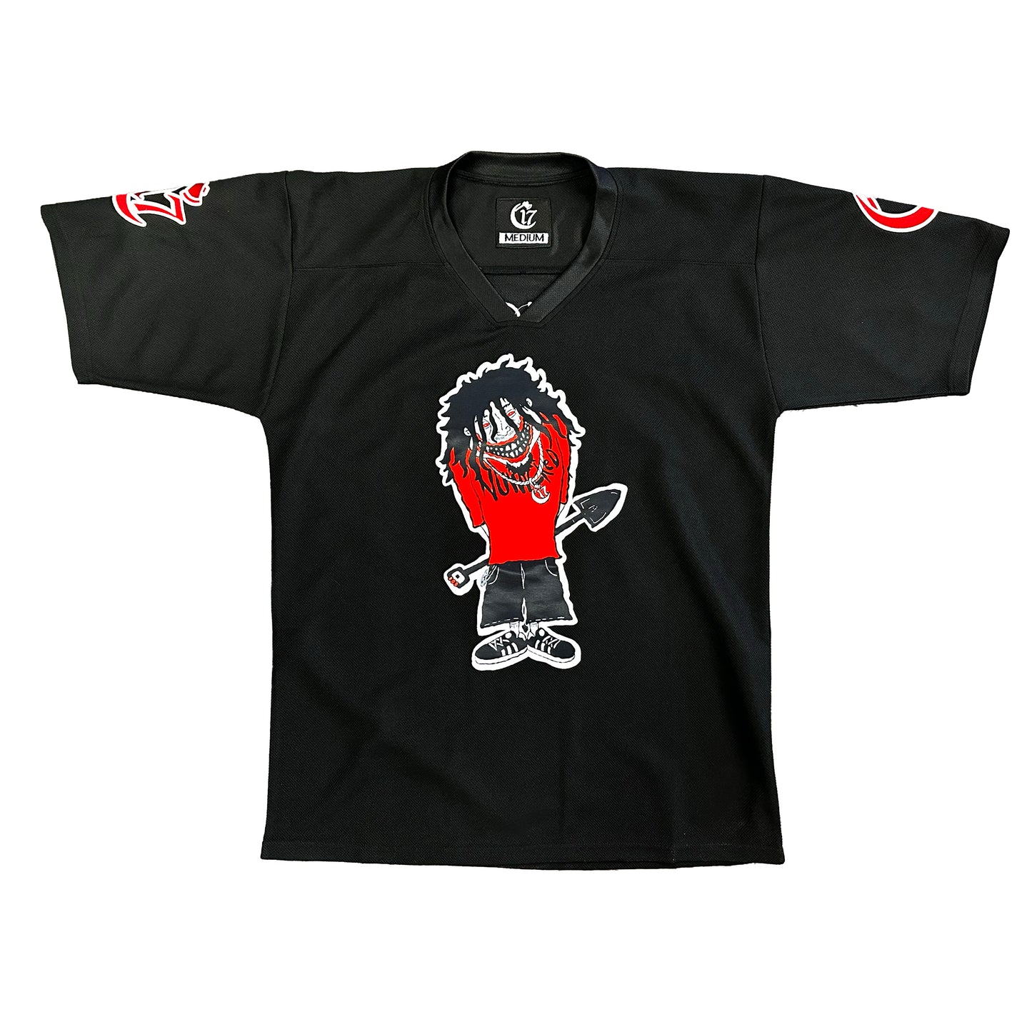 Nu Wicked - Darby O'Trill - Football Jersey - Black with Red