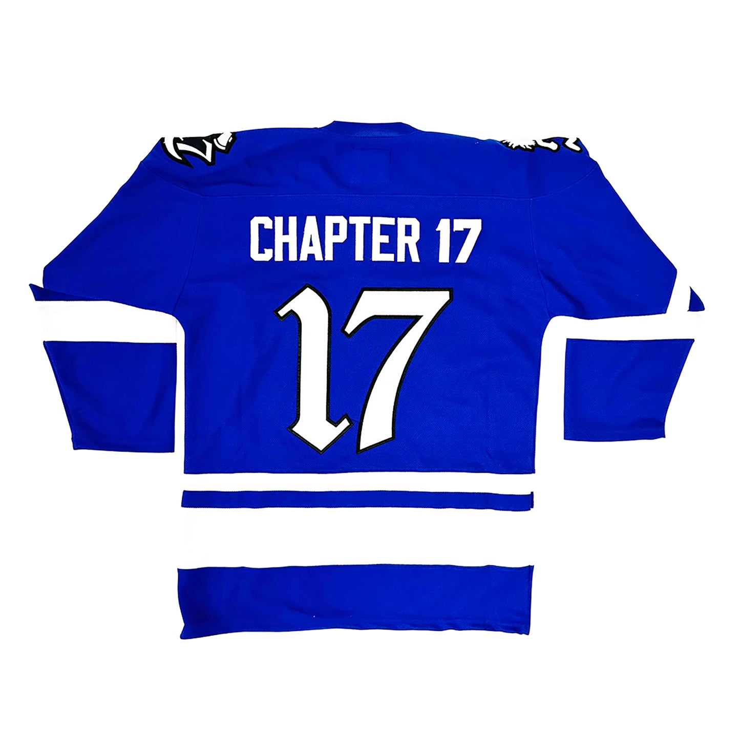 Official Chapter 17 Hockey Jersey - Blue - 2023 Text logo
