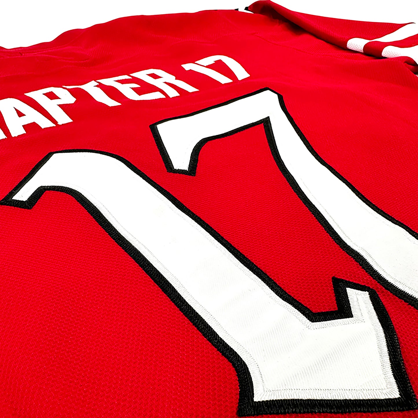 Official Chapter 17 Hockey Jersey - Red - 2023 Text logo