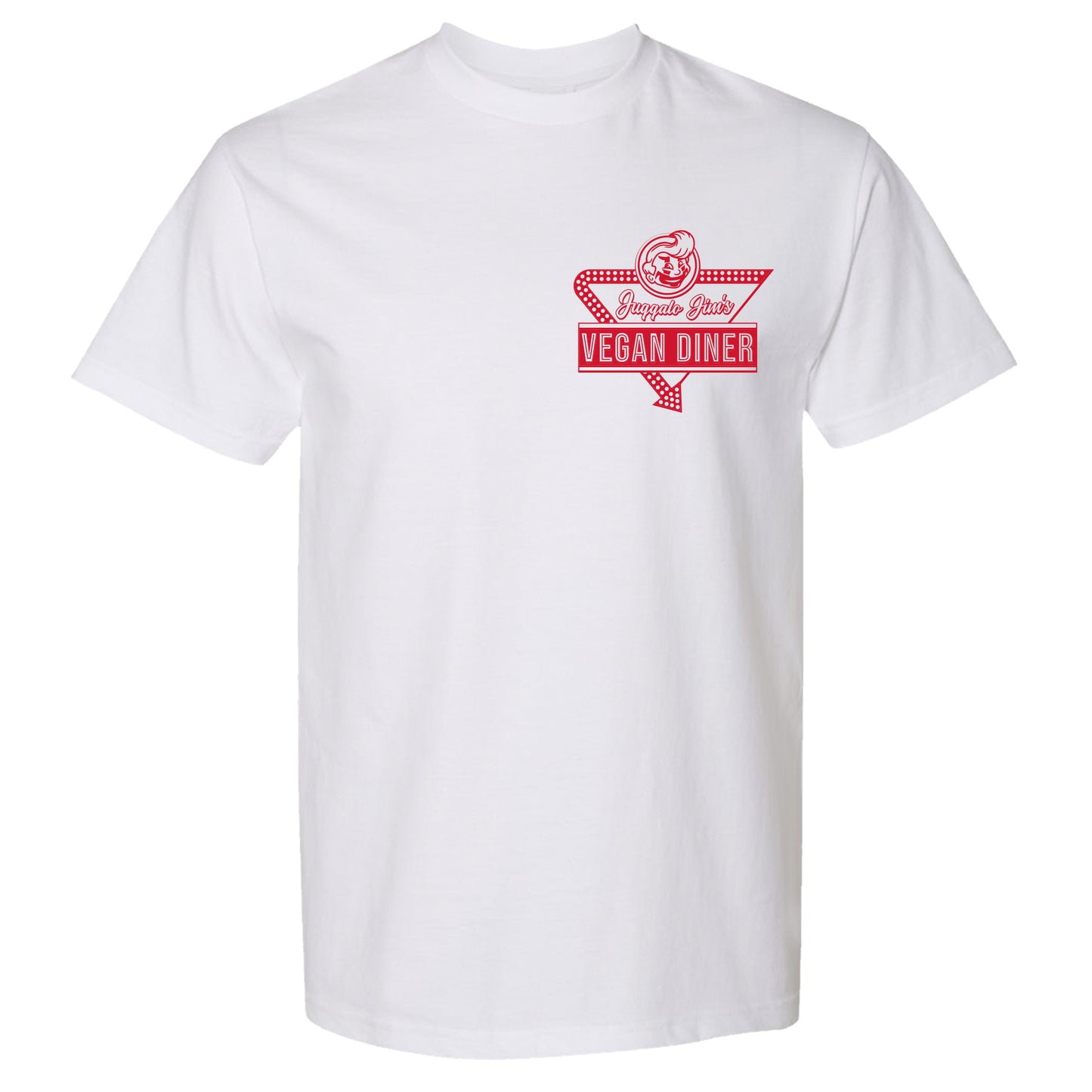 Juggalo Jim's Vegan Diner - Short sleeve - White