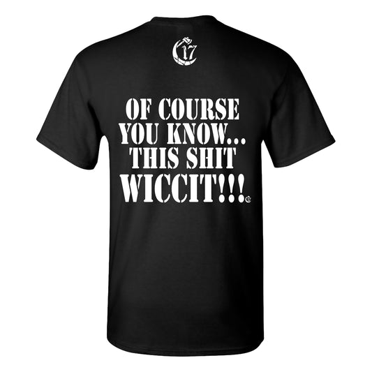 Ouija F'N Macc - Black Tee