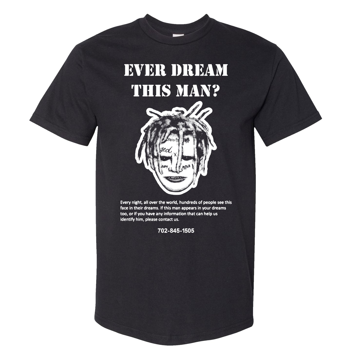 Ever Dream This Man? T-Shirt - DETRITUS - Black