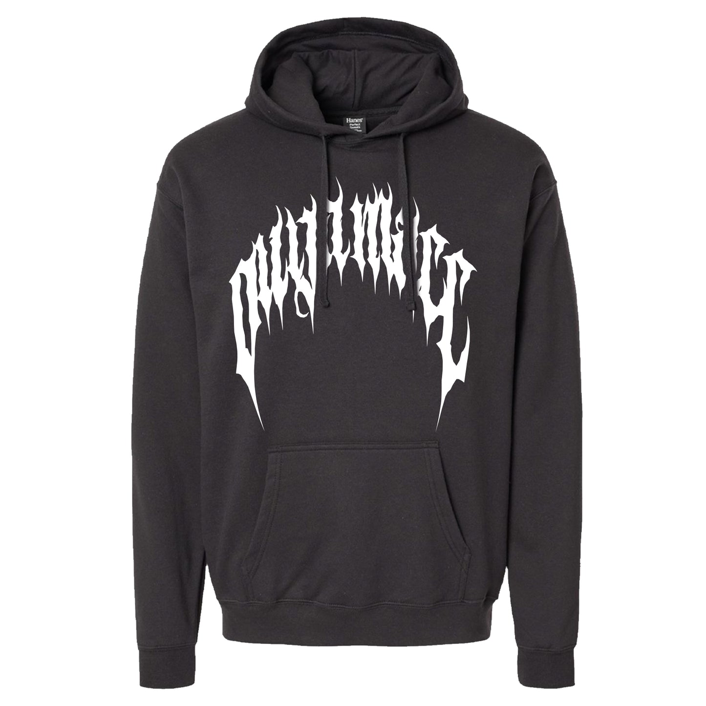 Ouija Macc - Text logo - Black Hoodie