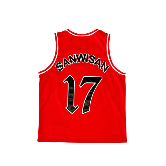 SANWISAN - Basketball Jersey - Red