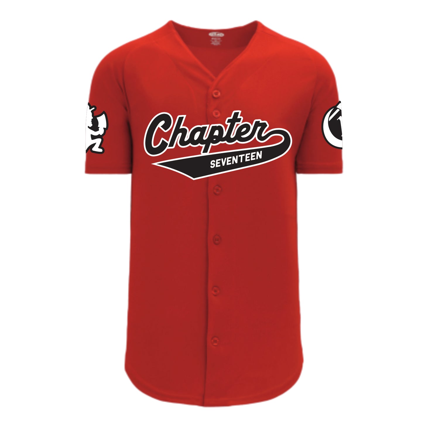 Chapter 17 Baseball button up jersey