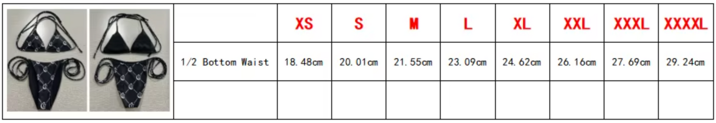 Chapter 17 - Bikini Top & Bottom combo Black