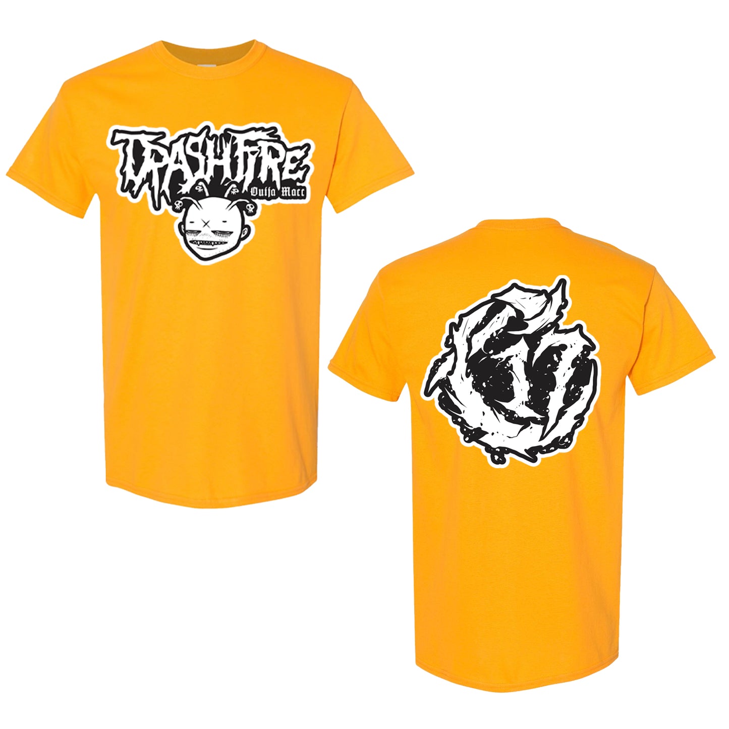 Trashfire - Logo tee in Gold