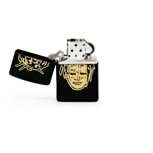 Chapter 17 - Zippo Lighter - Ever Dream This Man? - Matte Black - Brass Face