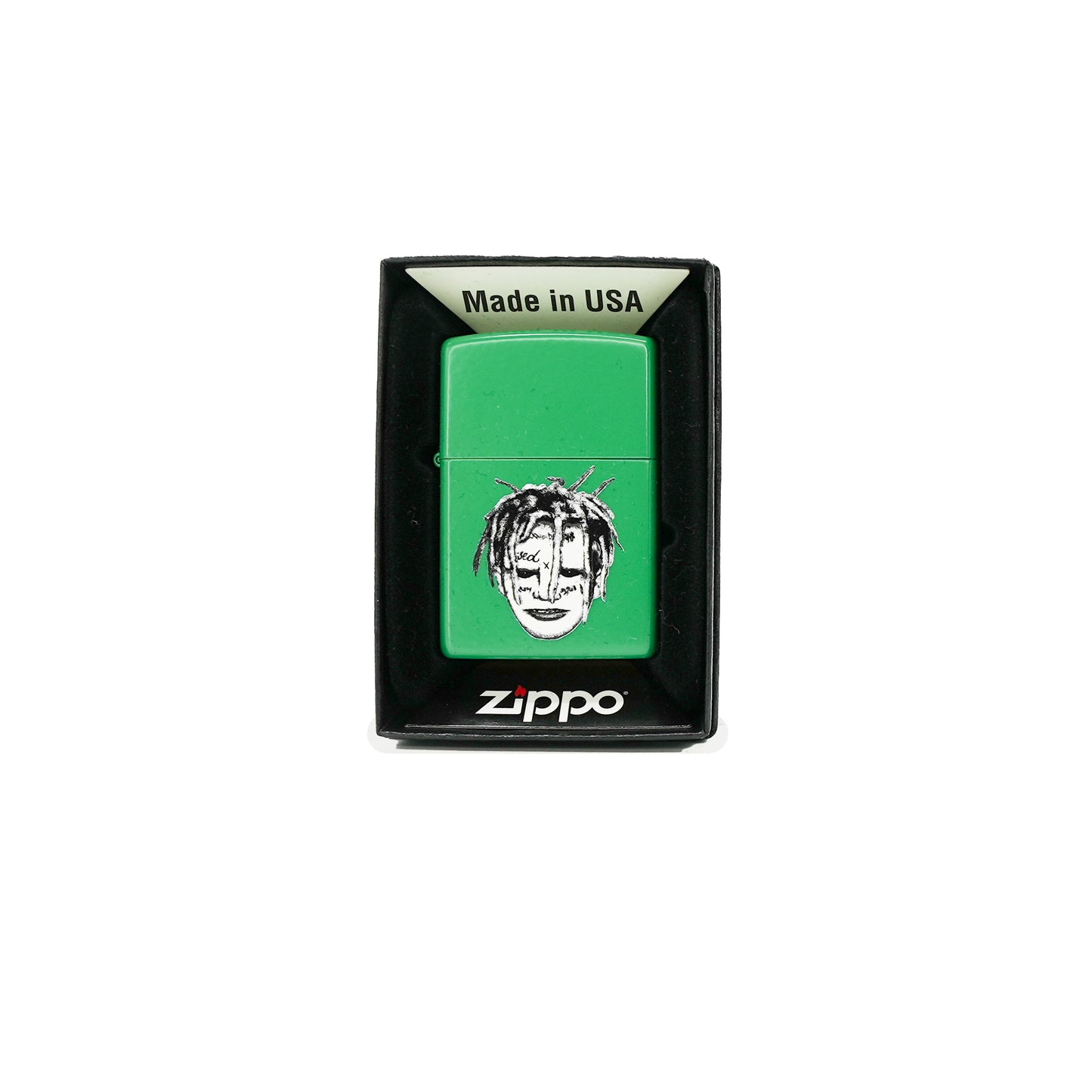 Chapter 17 - Zippo Lighter - Ever Dream This Man? - Matte Green 3D face