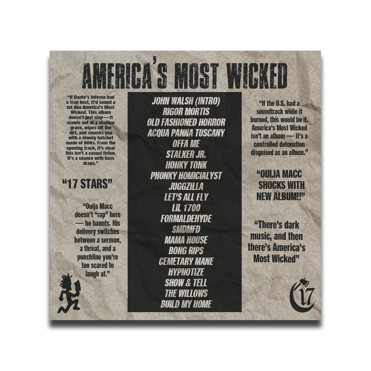 CD - America's Most Wicked - Ouija Macc
