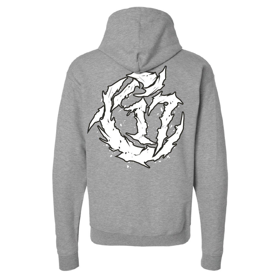 Ouija Macc - Text logo - Grey Hoodie