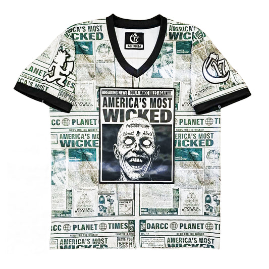 Americas Most Wicked - Football Jersey - BREAKING NEWS