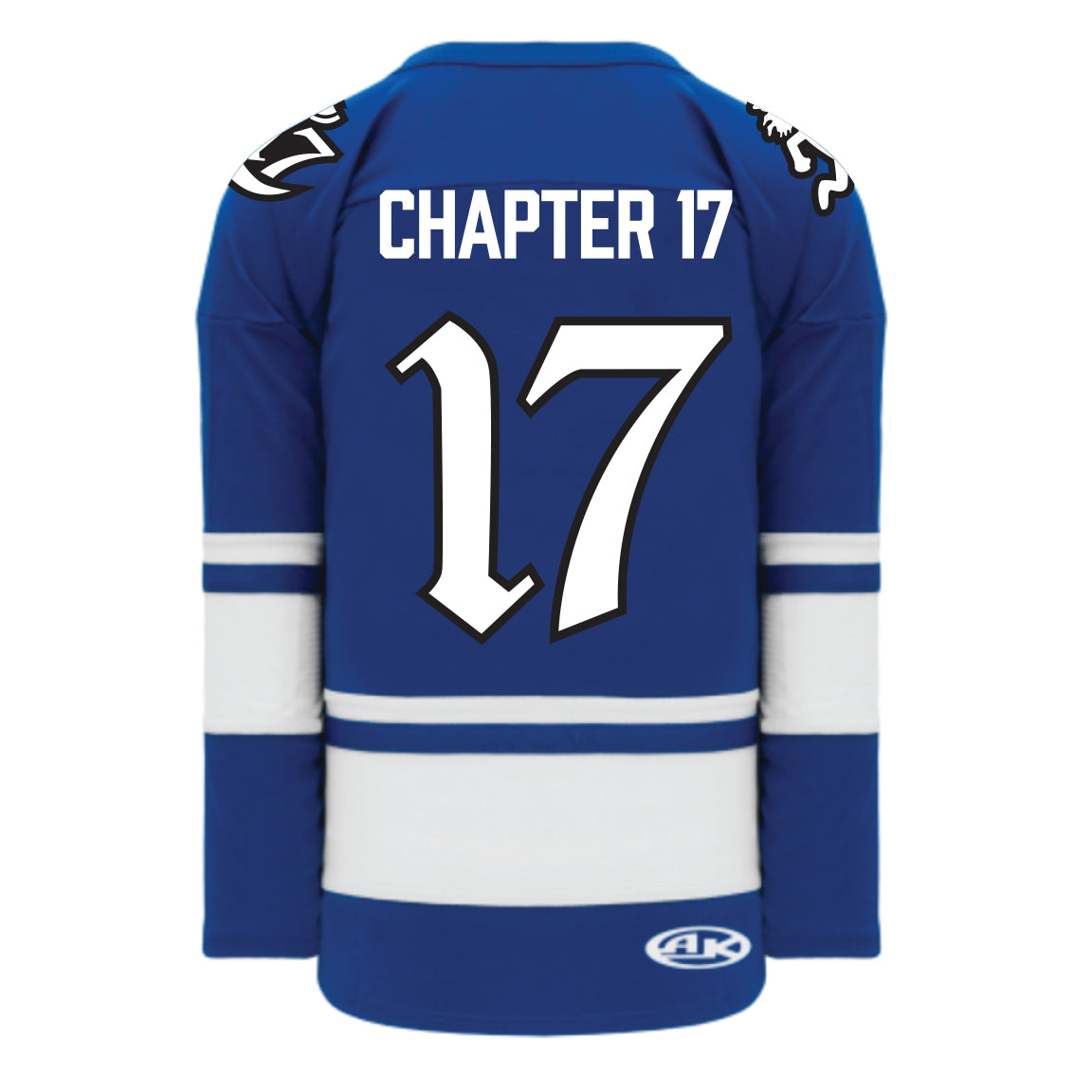 Official Chapter 17 Hockey Jersey - Blue - 2023 Text logo