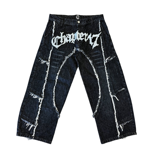 Chapter 17 Luxury Denim - Master Shredder Black Chenille