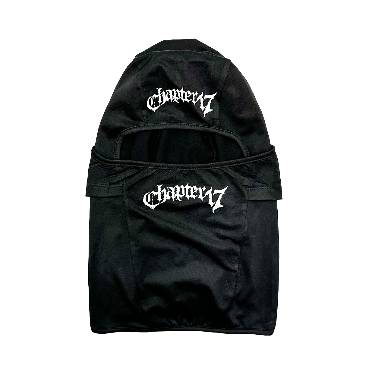 C17 Balaclava - Text Logo - Black