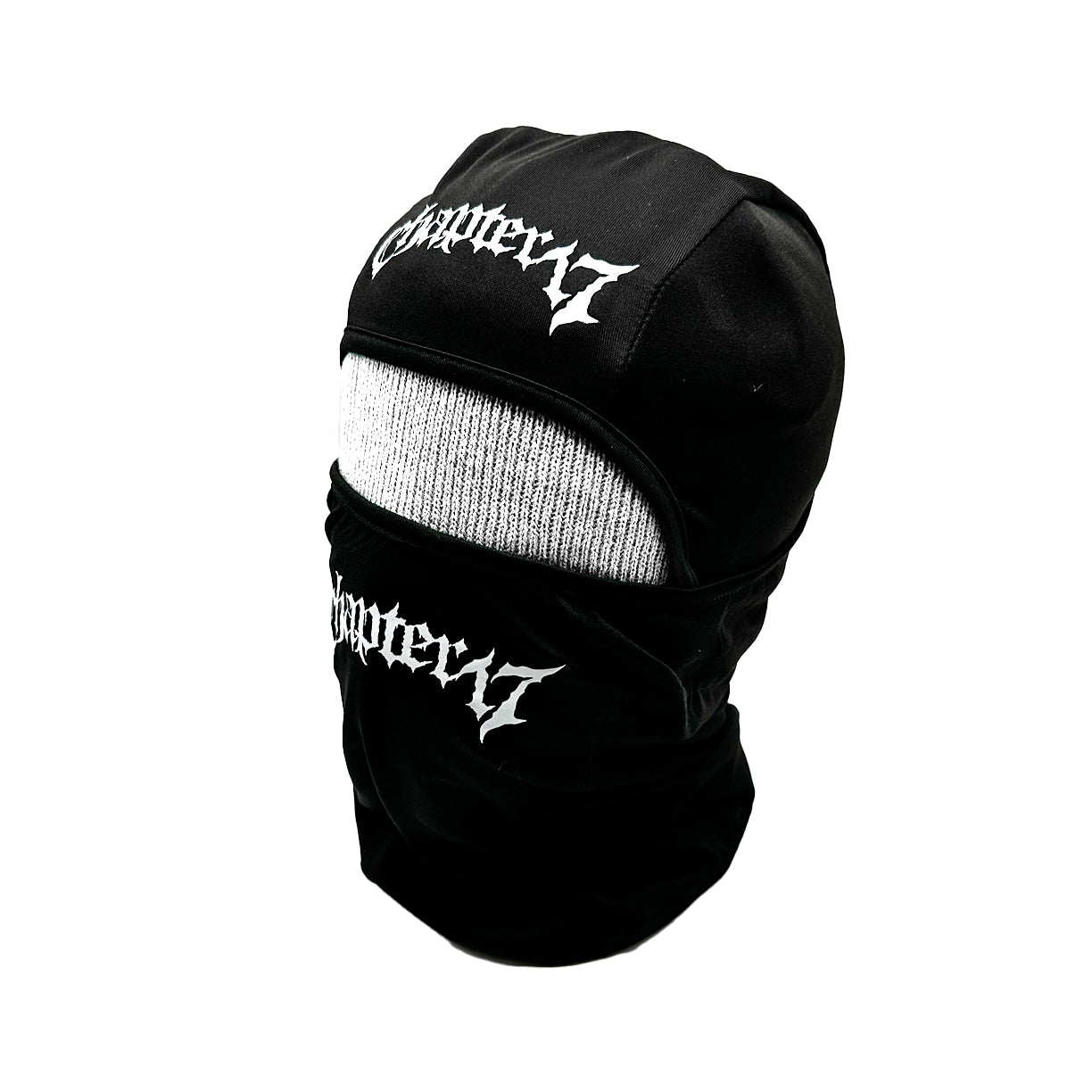 C17 Balaclava - Text Logo - Black