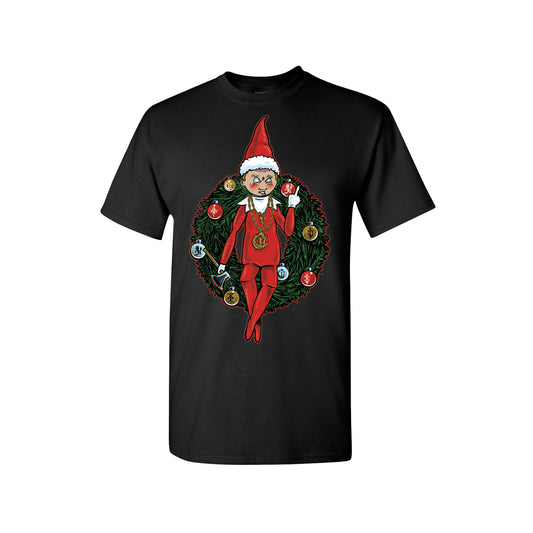 Ouija Macc - Go F Yourself Elf - Black Tee