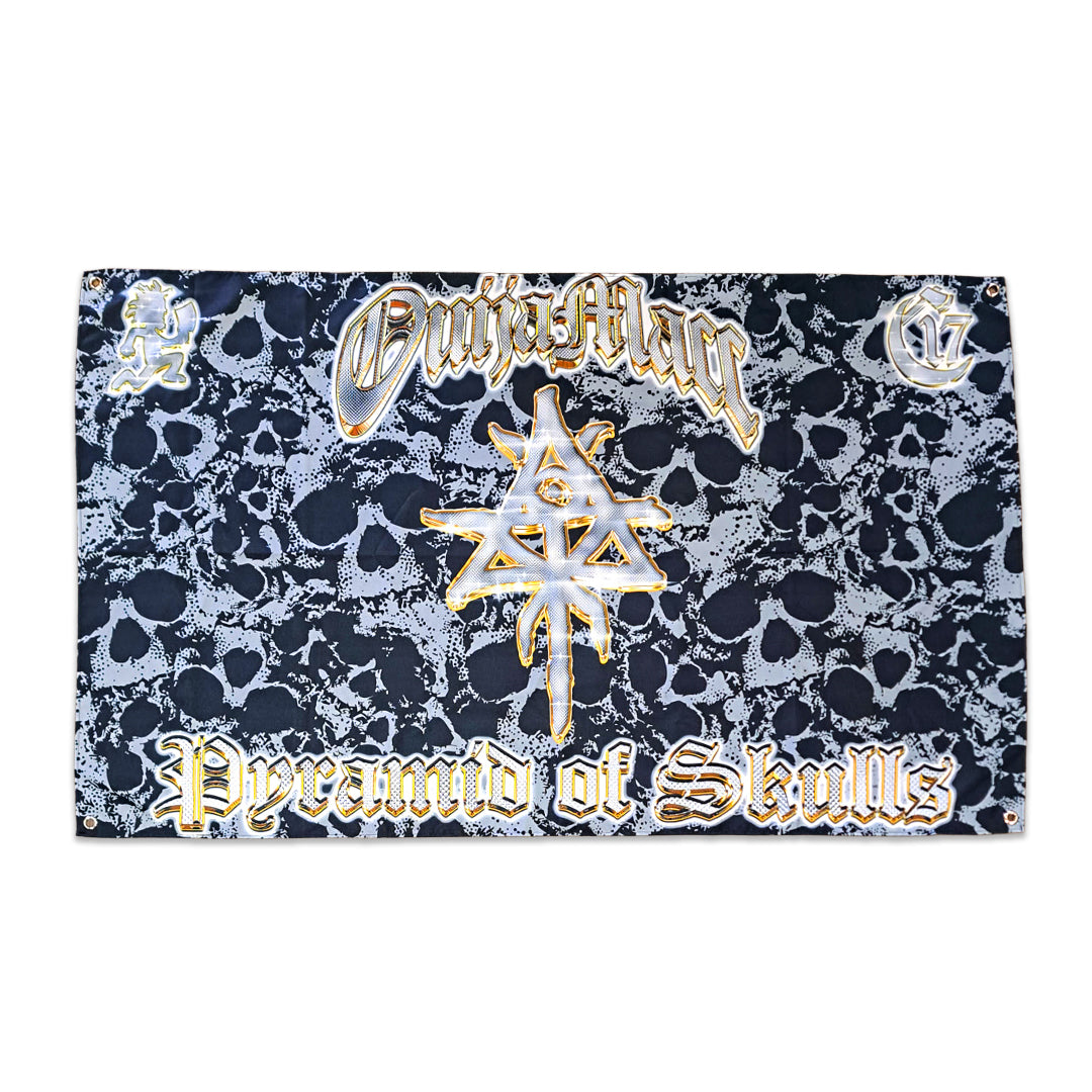 Pyramid of Skulls Flag