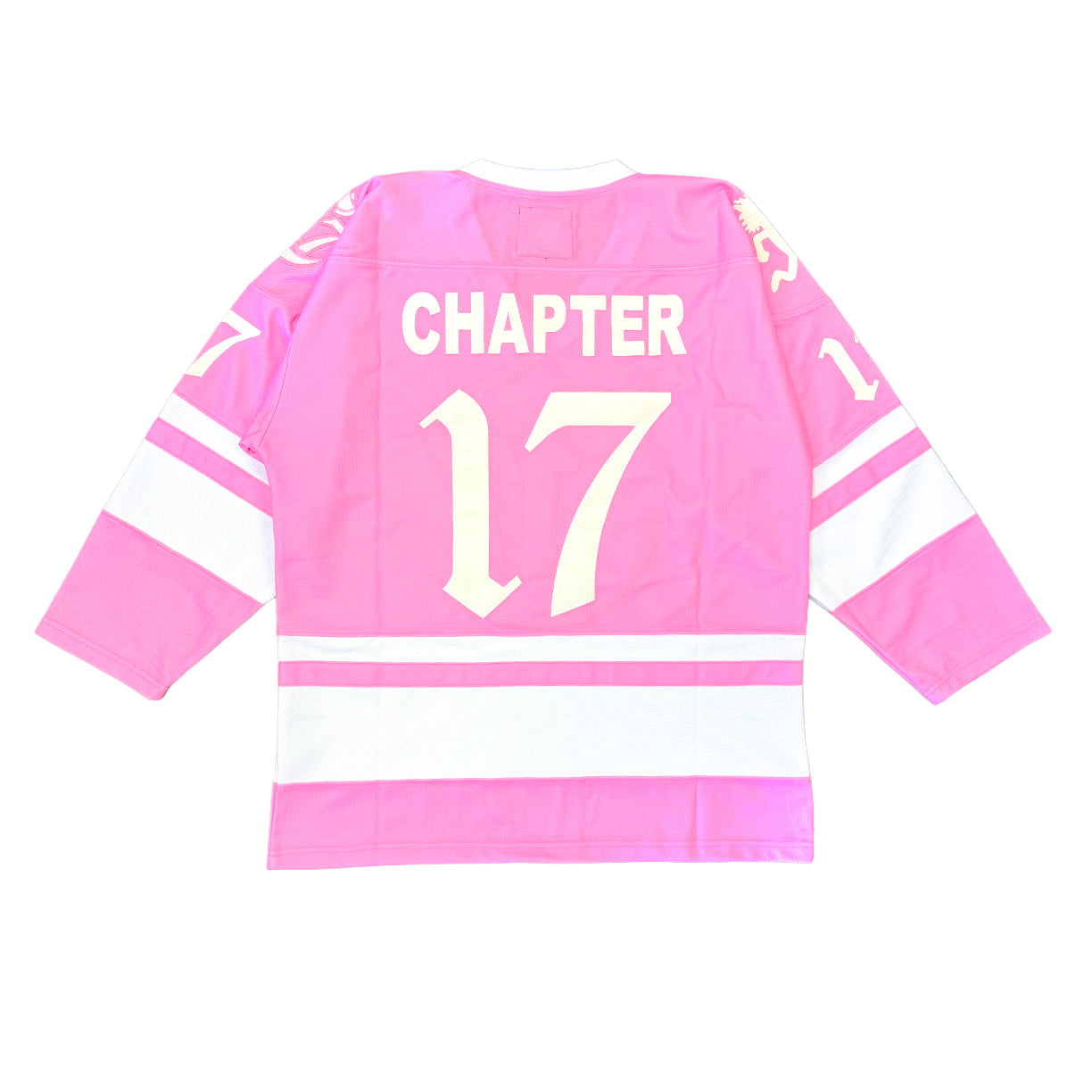 C17 Hockey Jersey - Pink & White