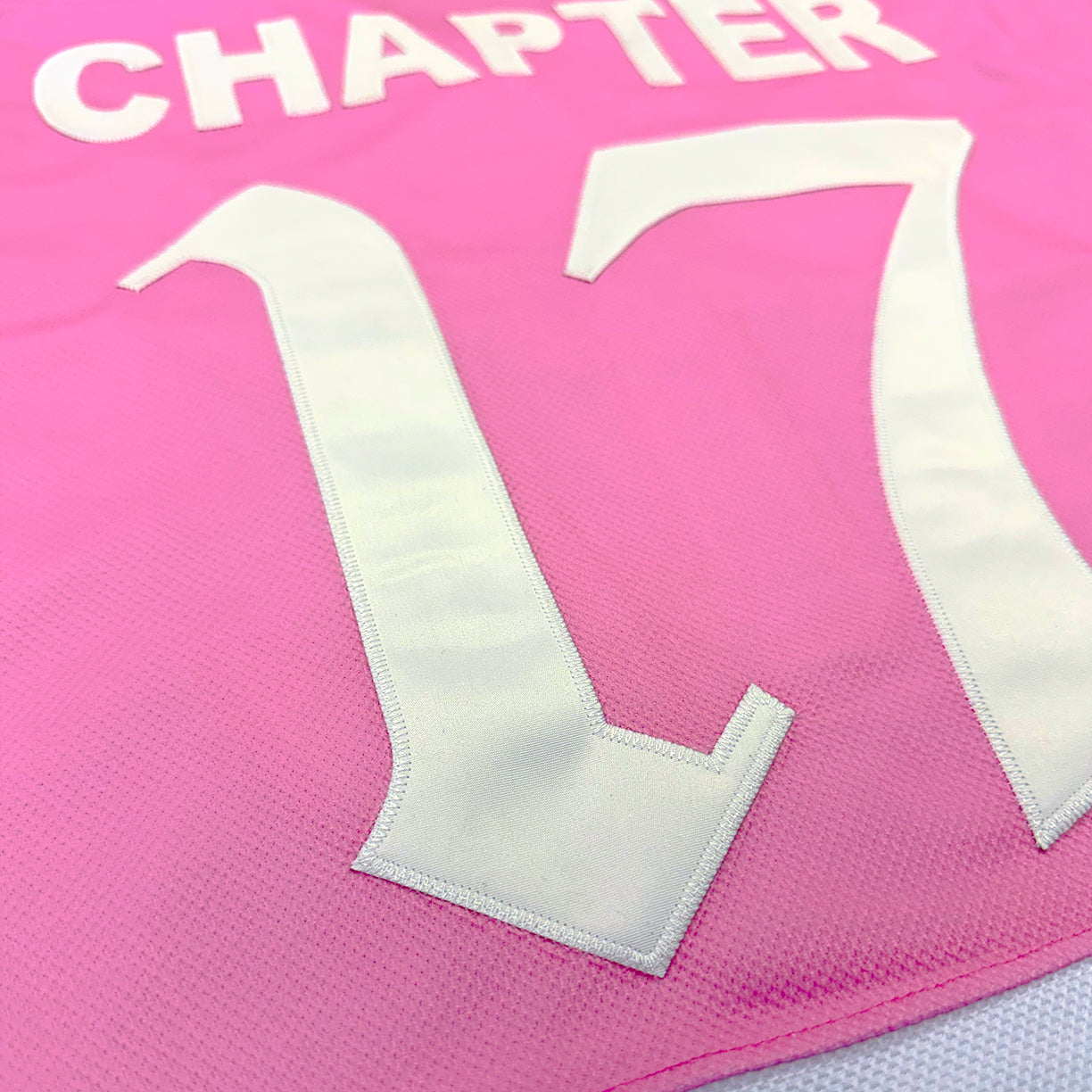 C17 Hockey Jersey - Pink & White