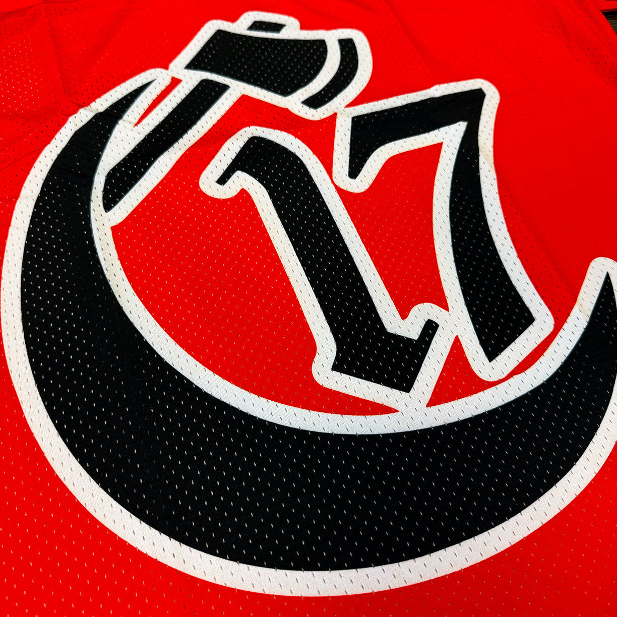 Chapter 17 Mesh Throwback Football Jersey - Red