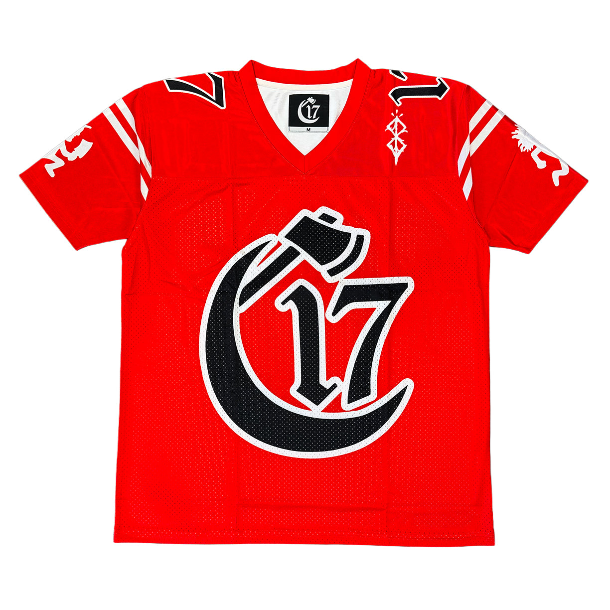 Chapter 17 Mesh Throwback Football Jersey - Red