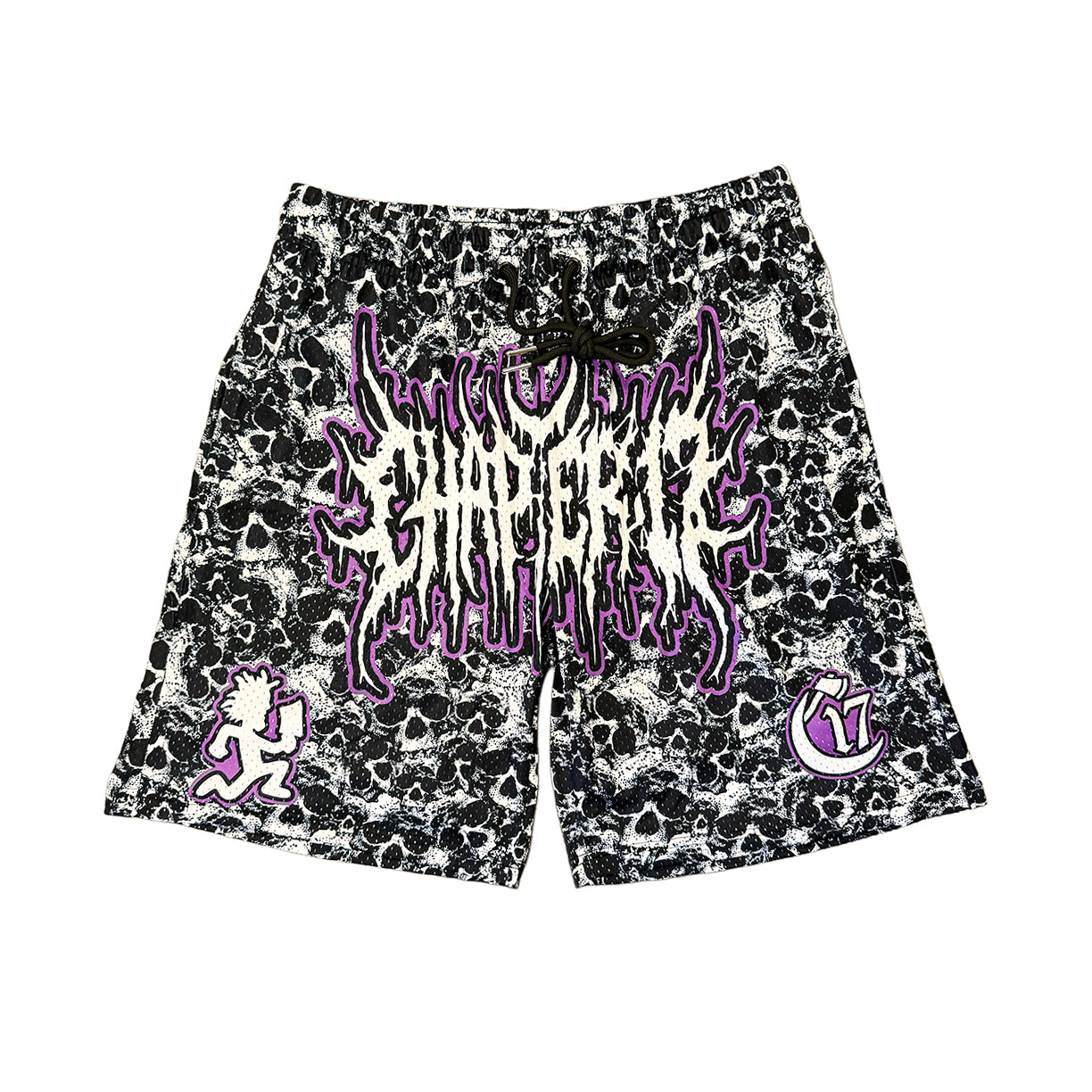 C17 - Pyramid of Skulls - 9 inch inseam Long Shorts