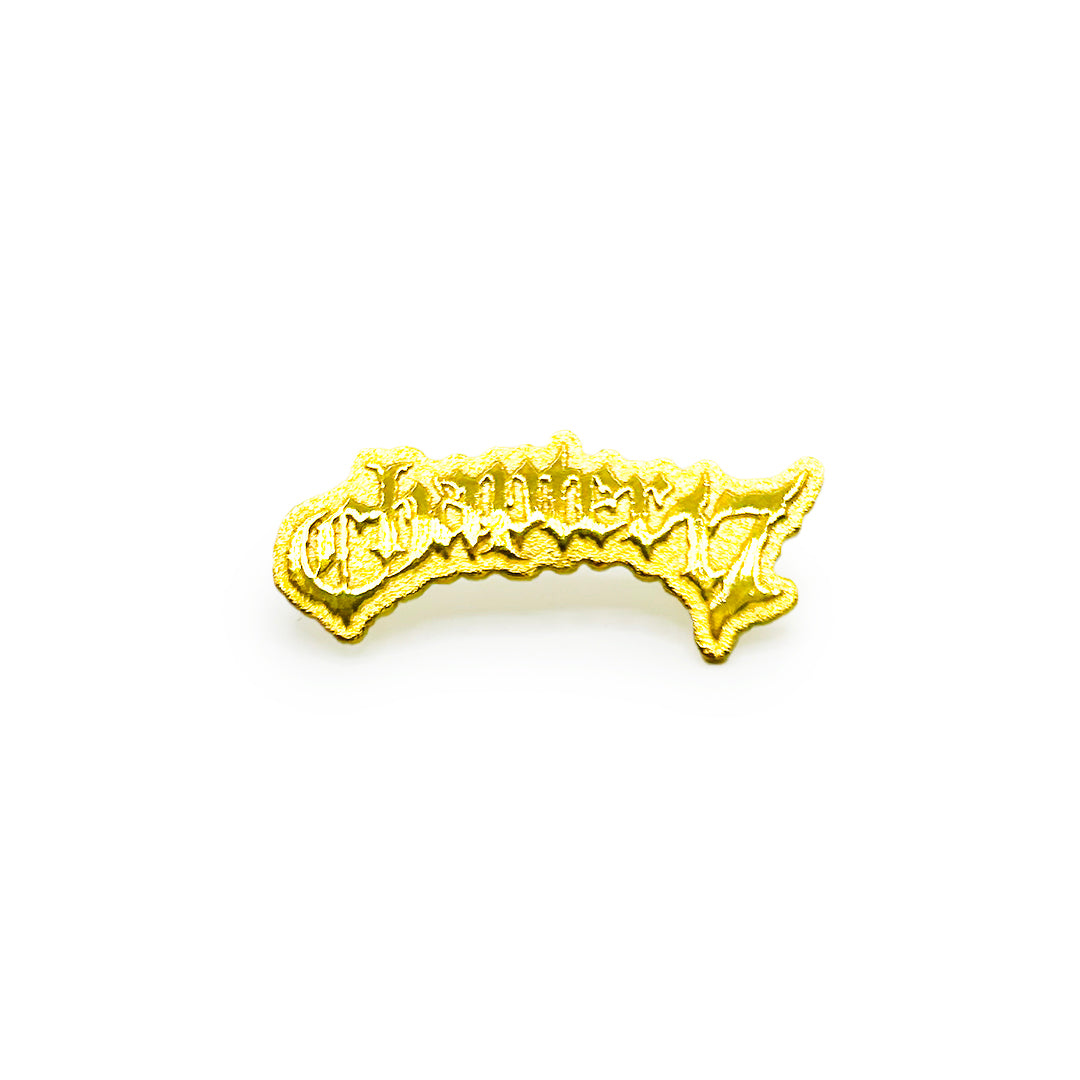 Official C17 - Text Logo Pin - Gold