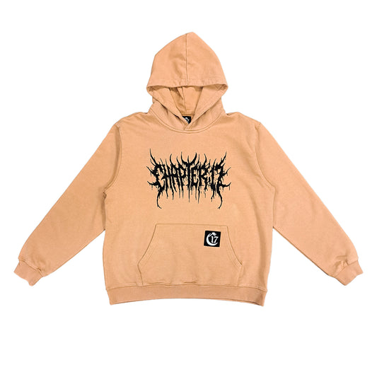 Luxury Distressed Hoodie - Tan