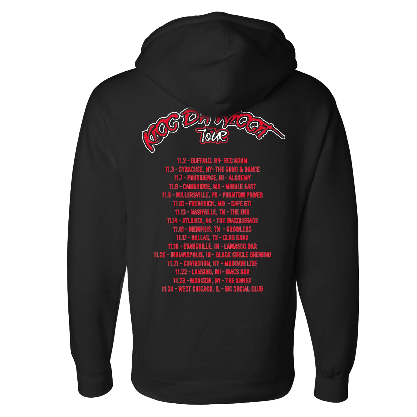 Kicc Da Wiccit Tour Hoodie