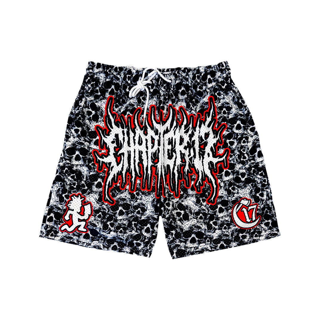 Pyramid of Skulls - Shorts - Skull Pile