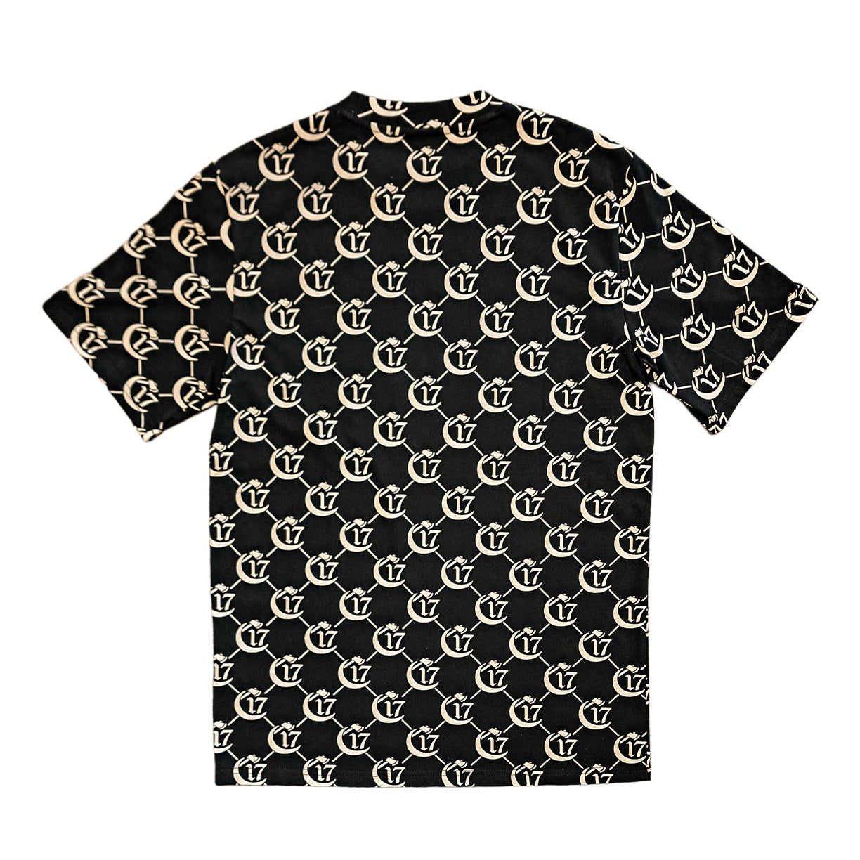 C17 Monogram Luxe Tee - Black and Bone