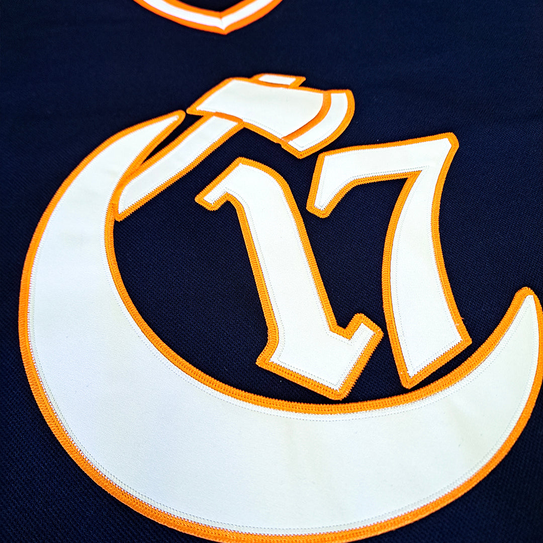 Chapter 17 - Football Jersey - Navy / Orange