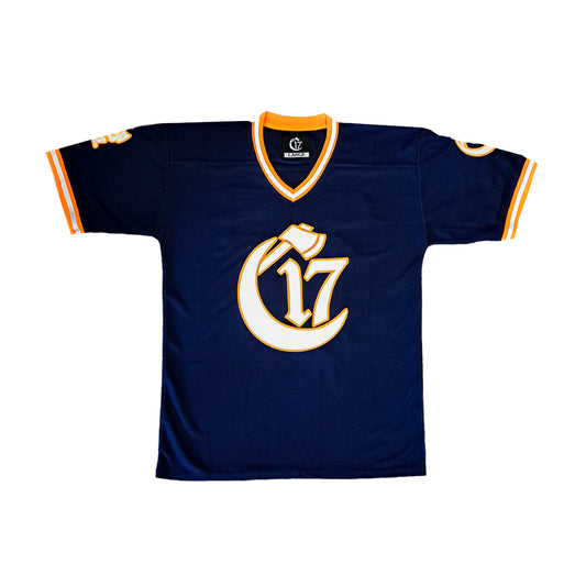 Chapter 17 - Football Jersey - Navy / Orange