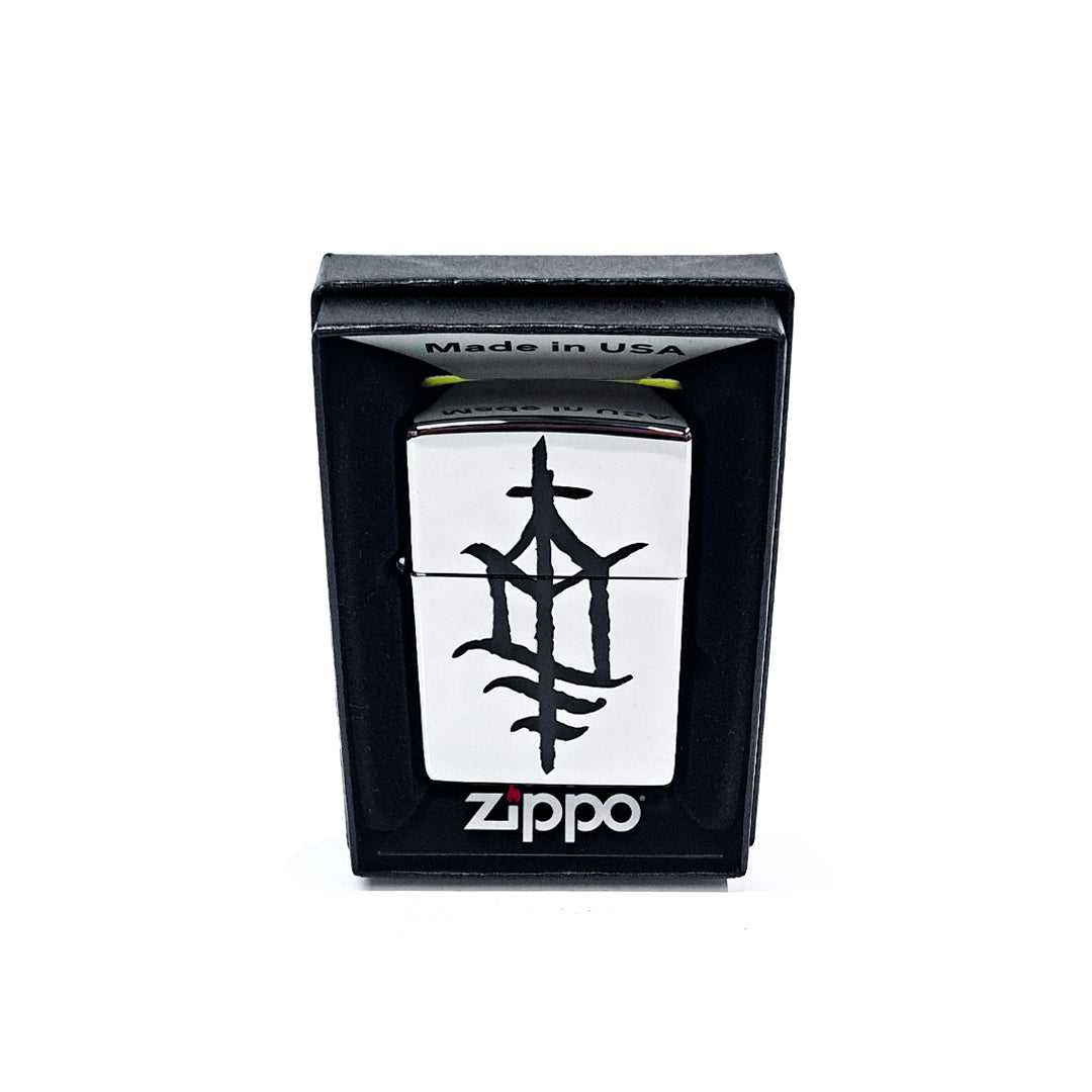 Zippo Lighter - Sunken Church - Chrome