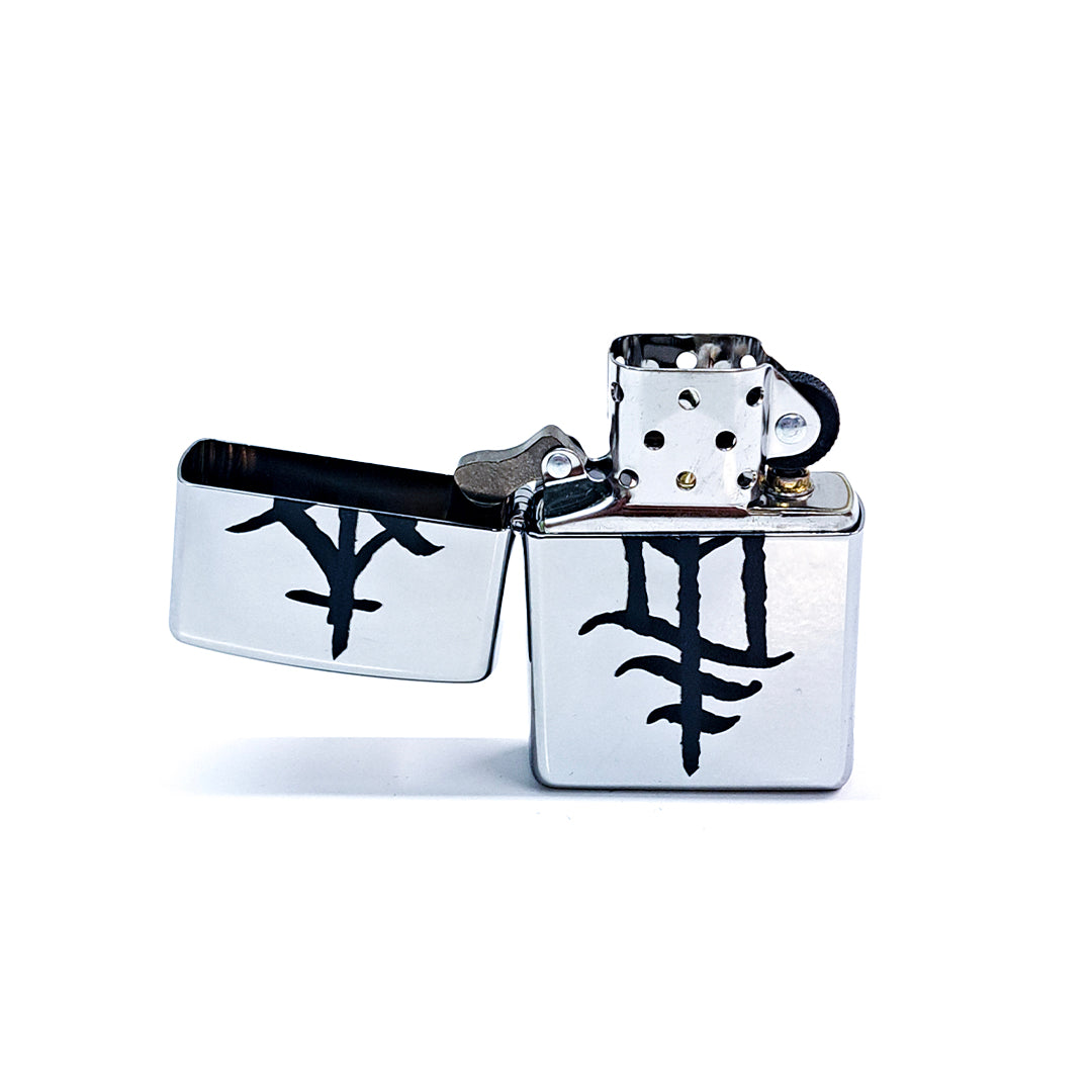 Zippo Lighter - Sunken Church - Chrome