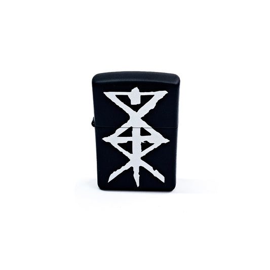 Zippo Lighter - Temple of Ash - Matte Black