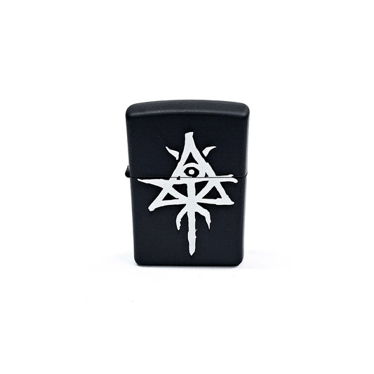 Zippo Lighter - Pyramid of Skulls - Matte Black